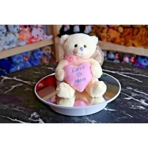 TY Beanie Baby - My Mom Mother's Day Bear | Tush Tag Wear | Vintage | Rare